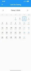 Lịch Việt 2026 preview 5